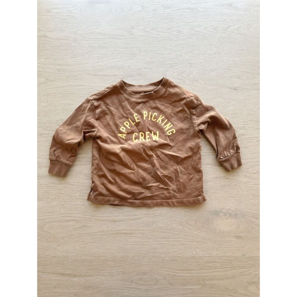 Little Co. By Lauren Conrad Toddler Size 18M Adorable Apple Picking Crew Shirt